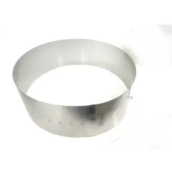 Verstellbare runde Form 31-41 cm (Höhe 14 cm)