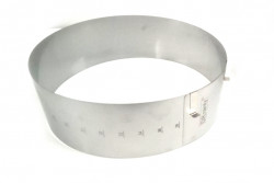 Verstellbare runde Form 26-36 cm (Höhe 12 cm)