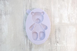 Silikonform großer Bär 10,5 cm