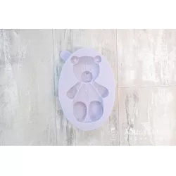 Silikonform großer Bär 10,5 cm