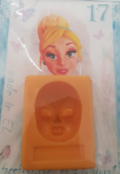 Silikonförmchen Gesicht Aschenputtel