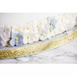 Silikonförmchen Rand für Kuchen Blüten