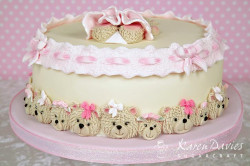 Silikonform Bärchen Rand für Kuchen