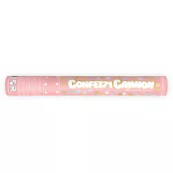 Ausstoßende Konfetti - Kanone - 40 cm Gold Silber