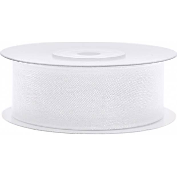 Weißes Farbband 25mm x 25m