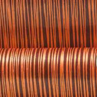 Übertrag Folie 40x25 cm Bronzefarbene Striche