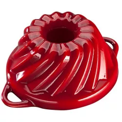 Eliška Litinová emaillierte Backform Kleiner Rührkuchen GOURMETINA - Schattenrot