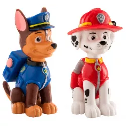 Figur Paw Patrol Chase und Marshall 6cm