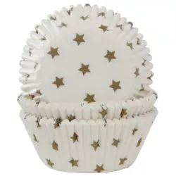 Backformen aus Goldsternchen, 50x33 mm