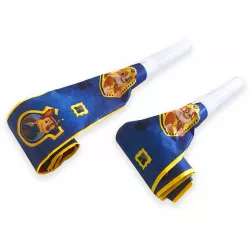 8 Frisbies Paw Patrol 2018 Plastik / Papier 30 cm