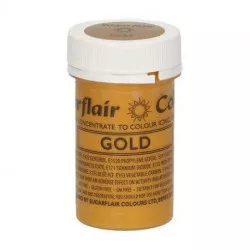 Gel-Farbperlecker Sugarflair (25 g) Gold 5032 Tortendis