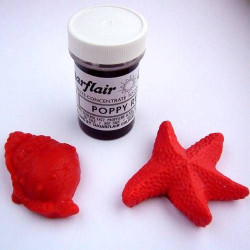Gel-Farbe Sugarflair (25 g) Poppy Red 856 Tortendekoration