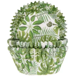 Muffinförmchen Blätter 50x33 mm