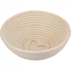 Gärkörbchen zum Gehenlassen, 21 cm Durchmesser HERZ 731177