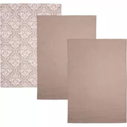 Orion Küchentücher beige und braun (3 Stk) 710965 dortis