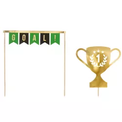 Zacke in die Torte Fußball 20 cm 2 Stücke