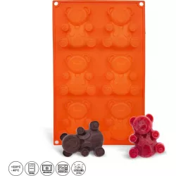 Silikonform für Brumíky - Bären
123283