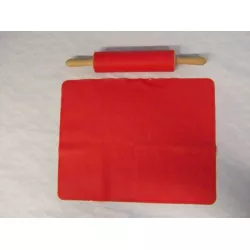 Teigrolle mit Silikonbezug 25×6,5 cm