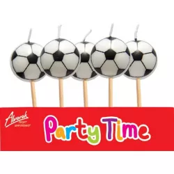 Geburtstagskerzen Fußballball 5 Stück