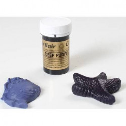 Gel-Farbe Sugarflair (25 g) Deep Purple 3027 Tortendekoration