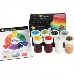 Satz Gelbfarben Sugarflair (8 Stk) A901 Tortendeckel