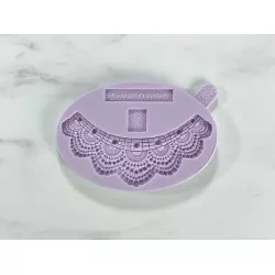 Silikonform „Art Deco Filigree“, 12 × 4 cm