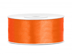 Satinband orange 25mm/25m