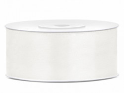 Satinband hellcreme 25mm/25m