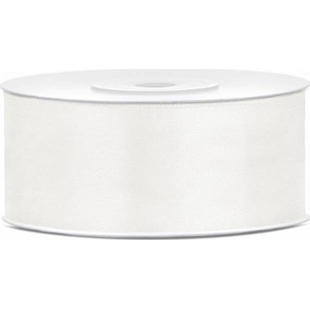 Satinband hellcreme 25mm/25m