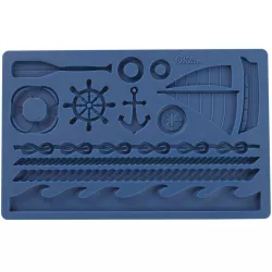 Silikonform, Segelboot und Meer