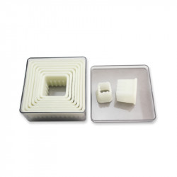 Ausstechformen quadrate 9 Stück