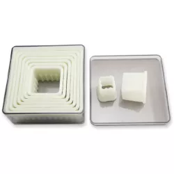 Ausstechformen quadrate 9 Stück
