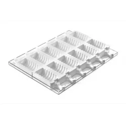 Professionelle Silikon-Eis am Stiel Twistplatte