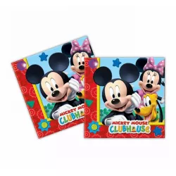 Servietten Mickey und Minnie 33x33 cm 20 Stück