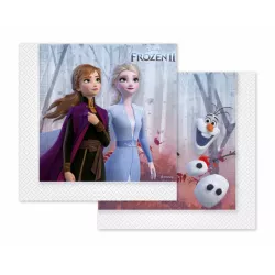 Papierservietten Frozen 33x33 cm, 20 Stk.