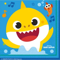 Baby Shark Servietten 16 Stk. 33x33 cm