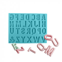 Silikon-Backform Alphabet