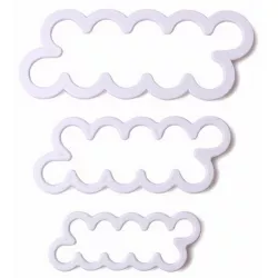 Rosen-Ausstechformen-Set, 3 Stück