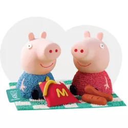 Silikonform großes Schweinchen Pepa 15x10 cm