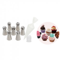 Ballon-Dekorationsspitzen 7 Stück und Beutel