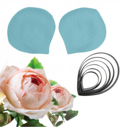 Blütenformer und Ausstecher Rose 8×8,5 cm