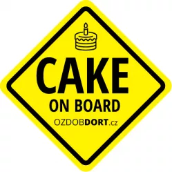 Auto-Magnet - Kuchen an Bord