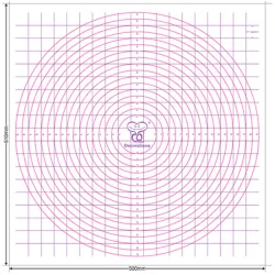 Ausrollmatte 3 × 3–19 × 19 cm