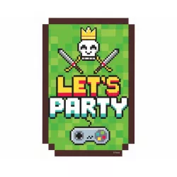 Einladungsparty Minecraft 6 Stück