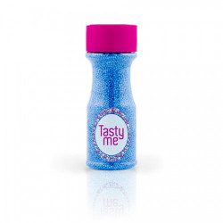 Zuckerdekorationen blaue Mini-Perlen, 80 g