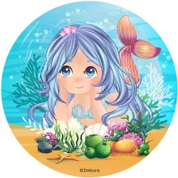 Essbarer Papier kleine Meerjungfrau 20 cm