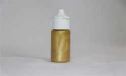 Gele Farbe Luster-Lack 15 ml Gold nur für Oberflächen