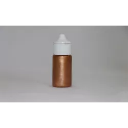 Gele Farbe Luster Paint 15 ml Kupfer nur auf Oberflächen