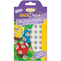 Zuckerdeinlage Fußball 48 Stück