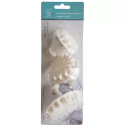 Ausstecher mit Kolben auf Gerber, Set 3 Stück